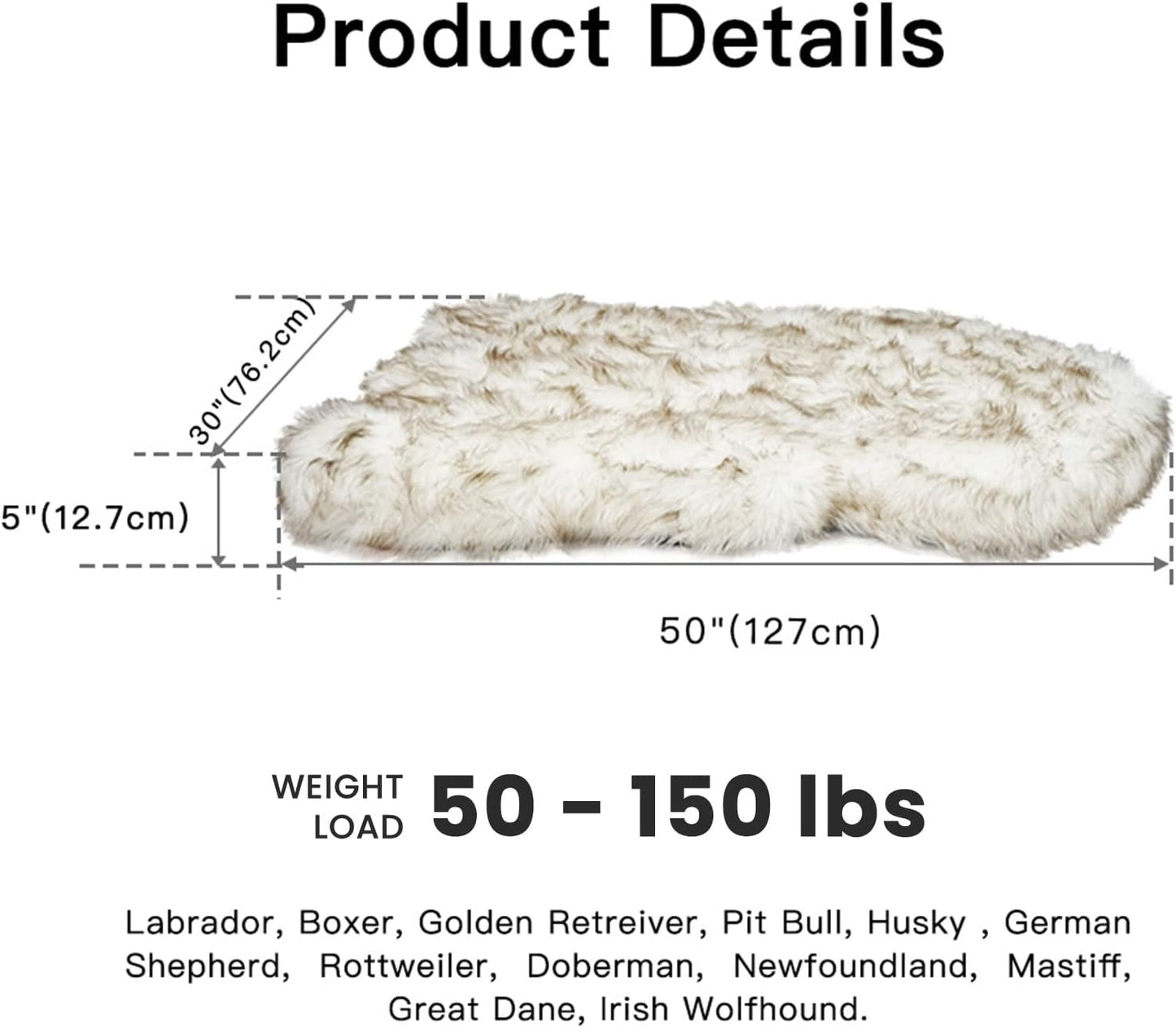 Luxury Orthopedic Memory Foam Dog Bed