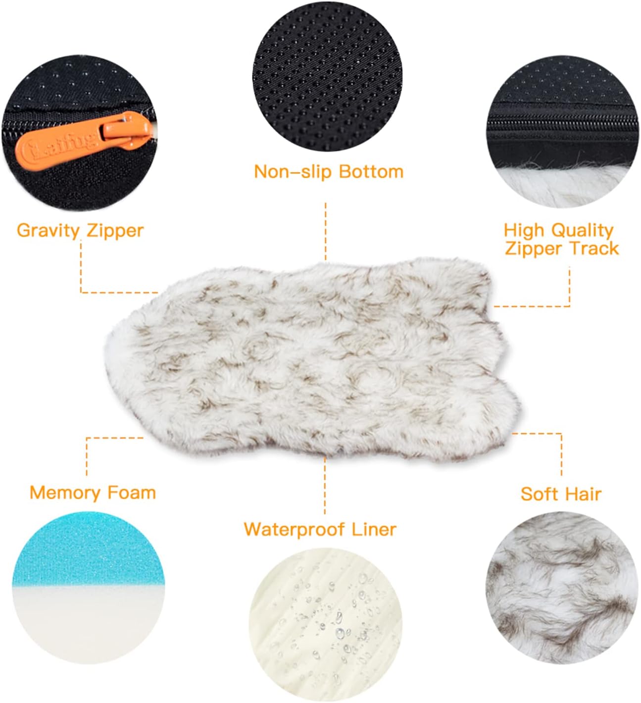 Luxury Orthopedic Memory Foam Dog Bed