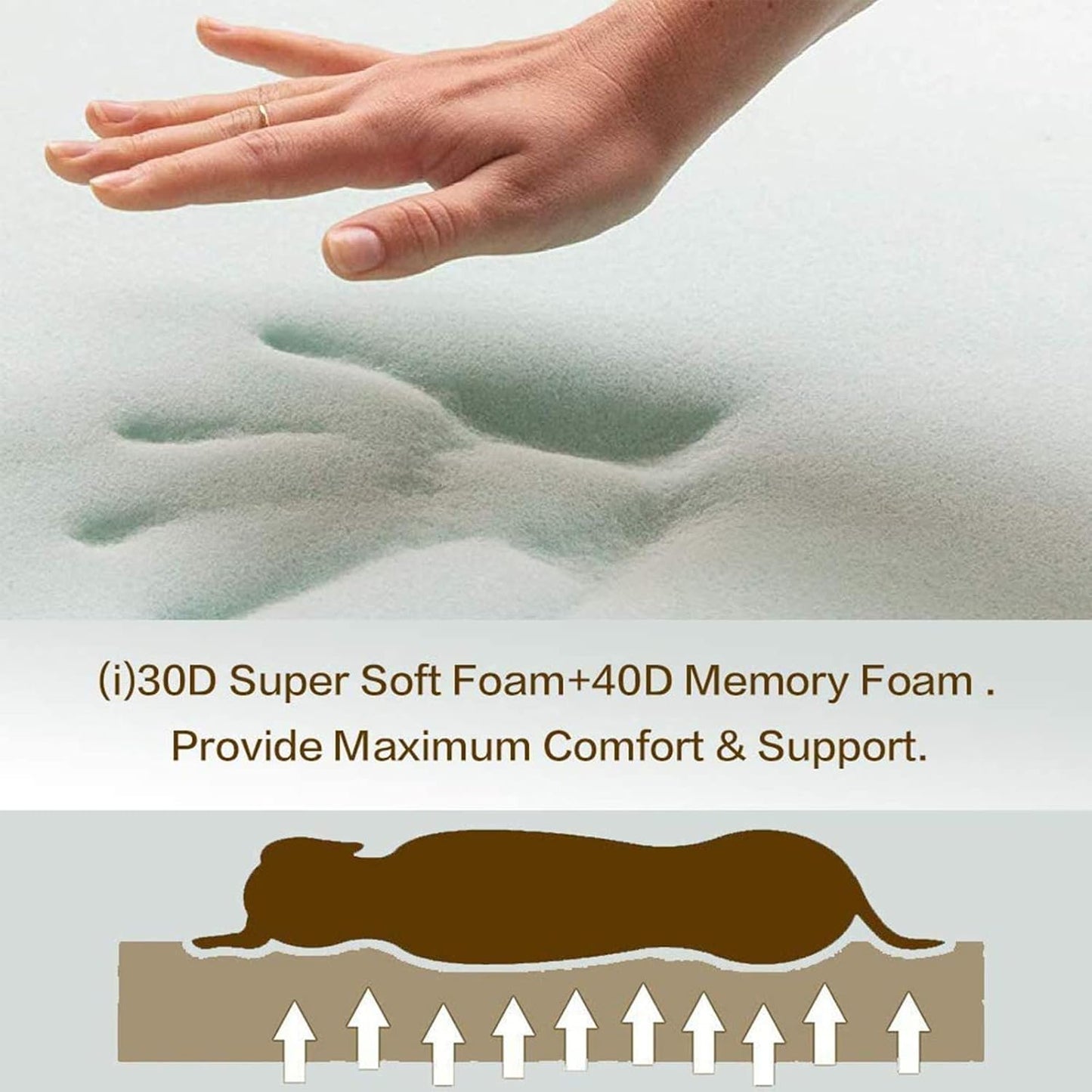 Luxury Orthopedic Memory Foam Dog Bed