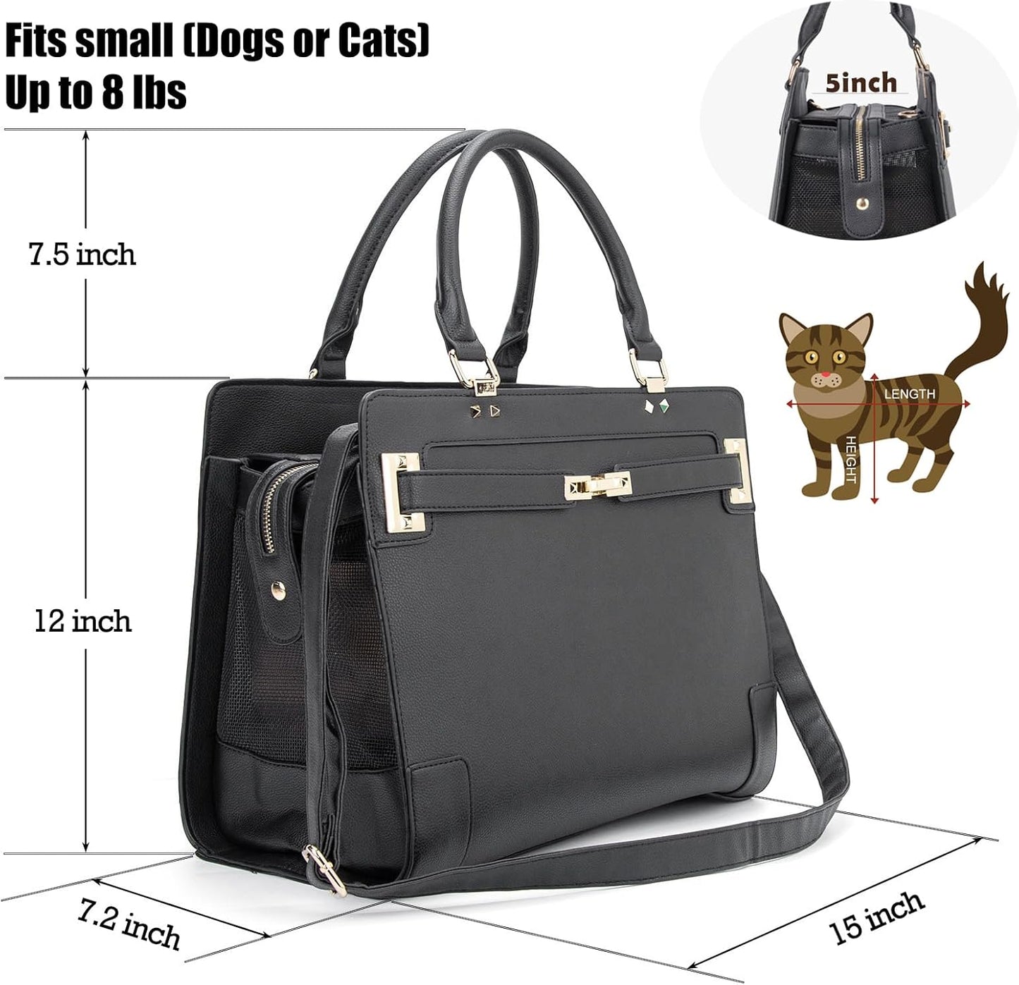 Luxury Designer Pet Carrier with Airline Approval