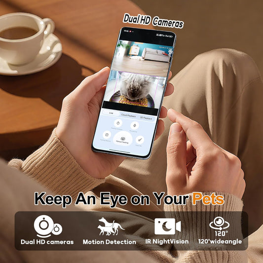 Smart Automatic Pet Feeder with App Control