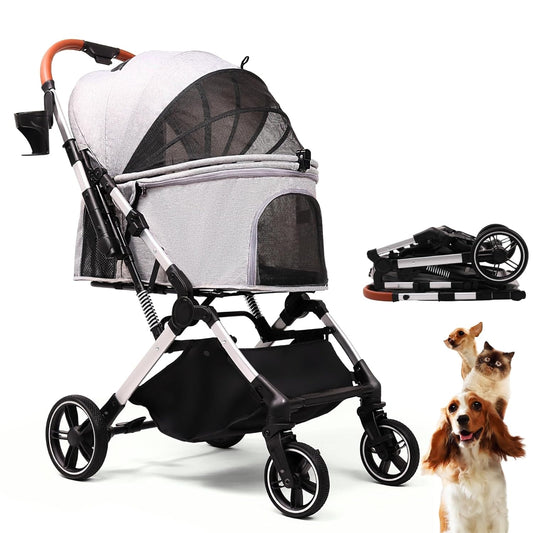Premium Portable Pet Stroller for Dogs & Cats